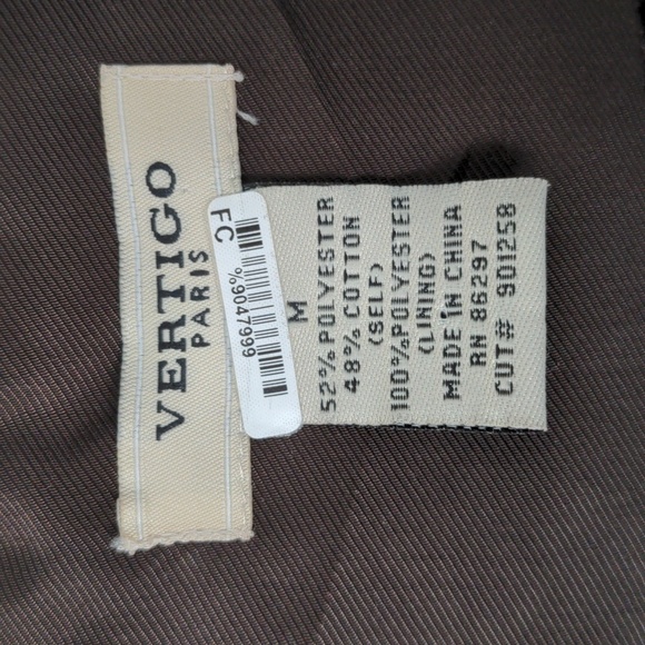 Stylish Dark Brown Coat (like new!) - Picture 9 of 10